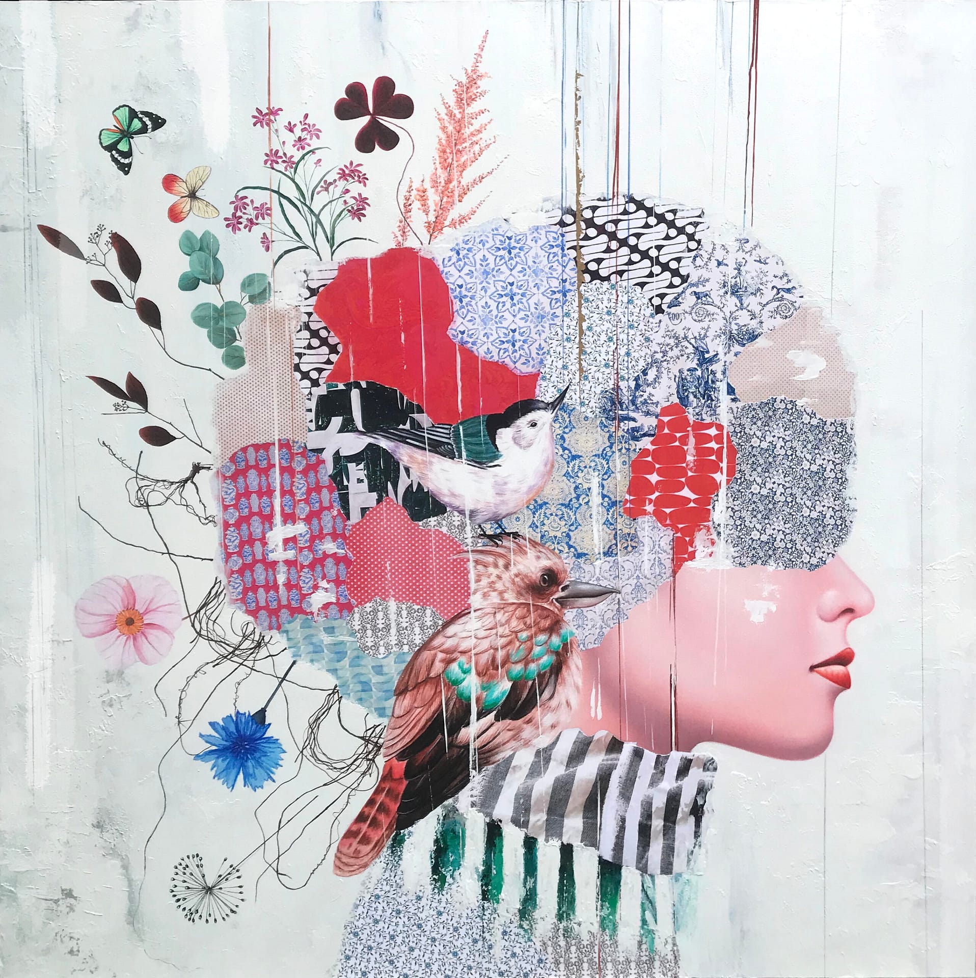 OPENING UP – 130×130 cm